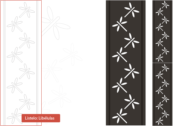 cromakí: Listelo libelulas